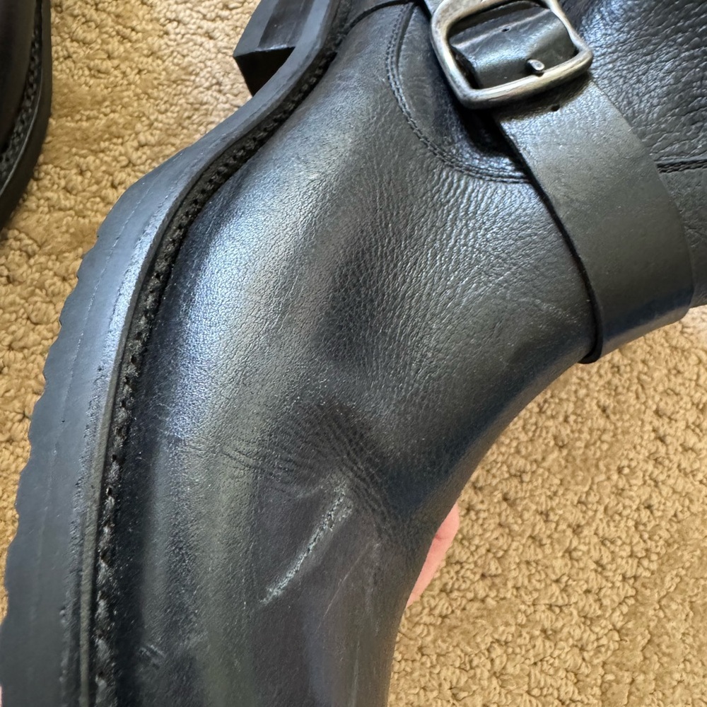 Frye Veronica Bootie 
Black Leather Boots with Buckle Detail
Women’s size 9 - Picture 10 of 13